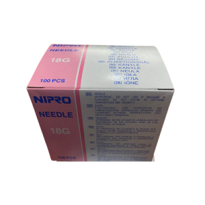 Jarum Fashdu 18G NIPRO Japan (100 Pcs)