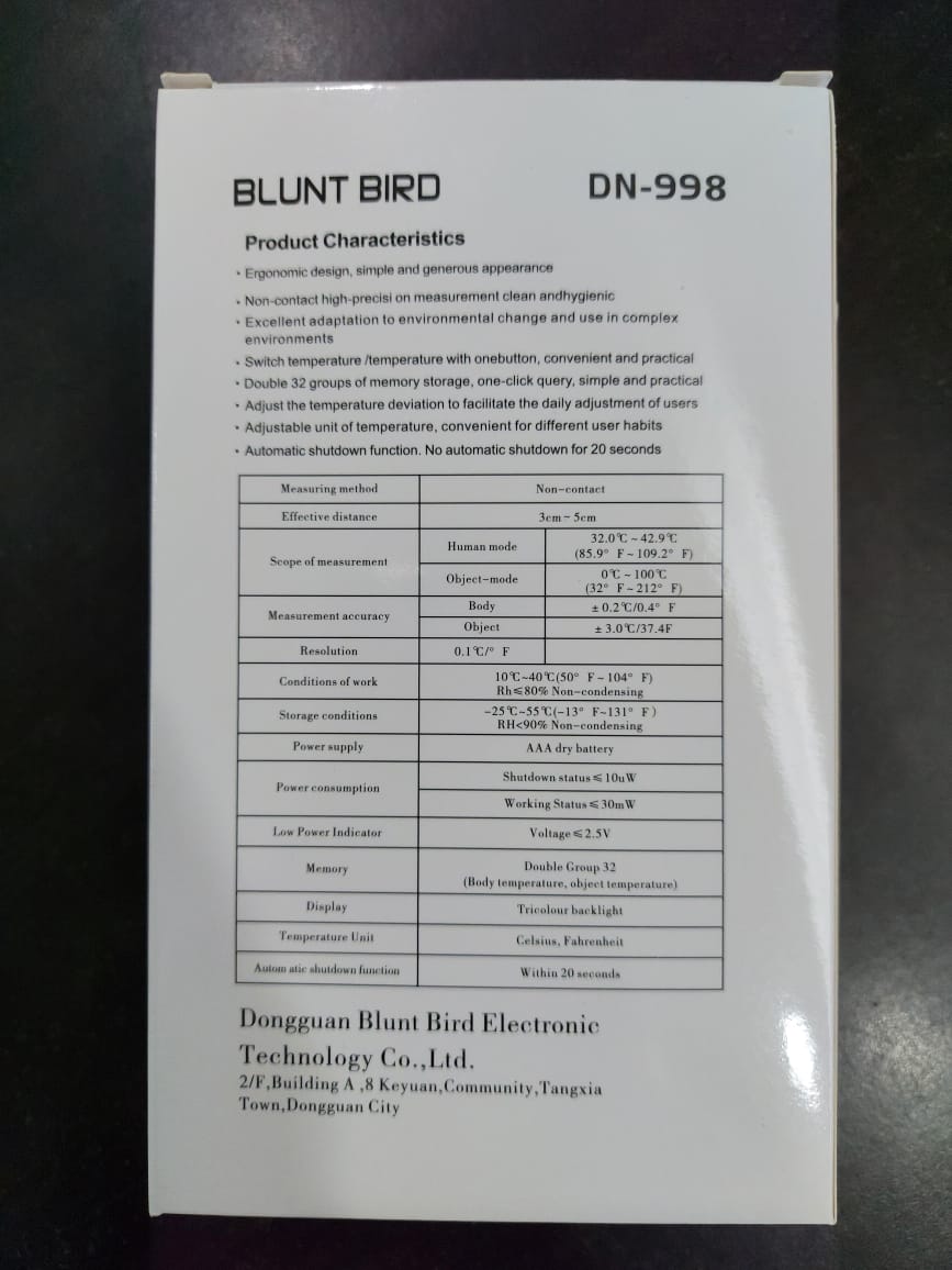 Alat Pengesan Suhu (Forehead Thermometer) - Image 23