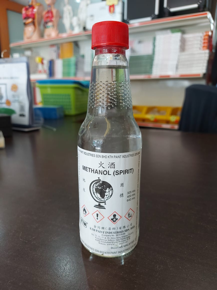 Cecair Methanol Spirit 325 ml - Image 9