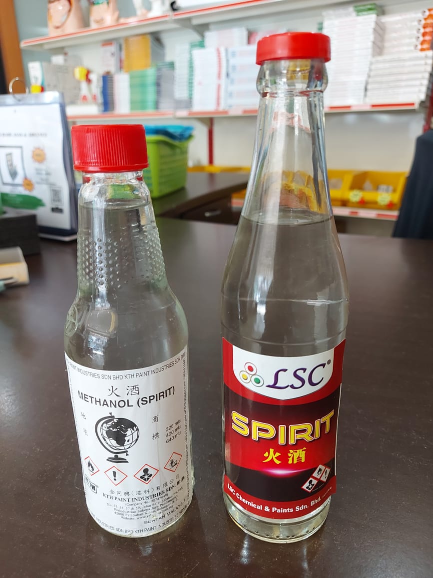 Cecair Methanol Spirit 325 ml - Image 8