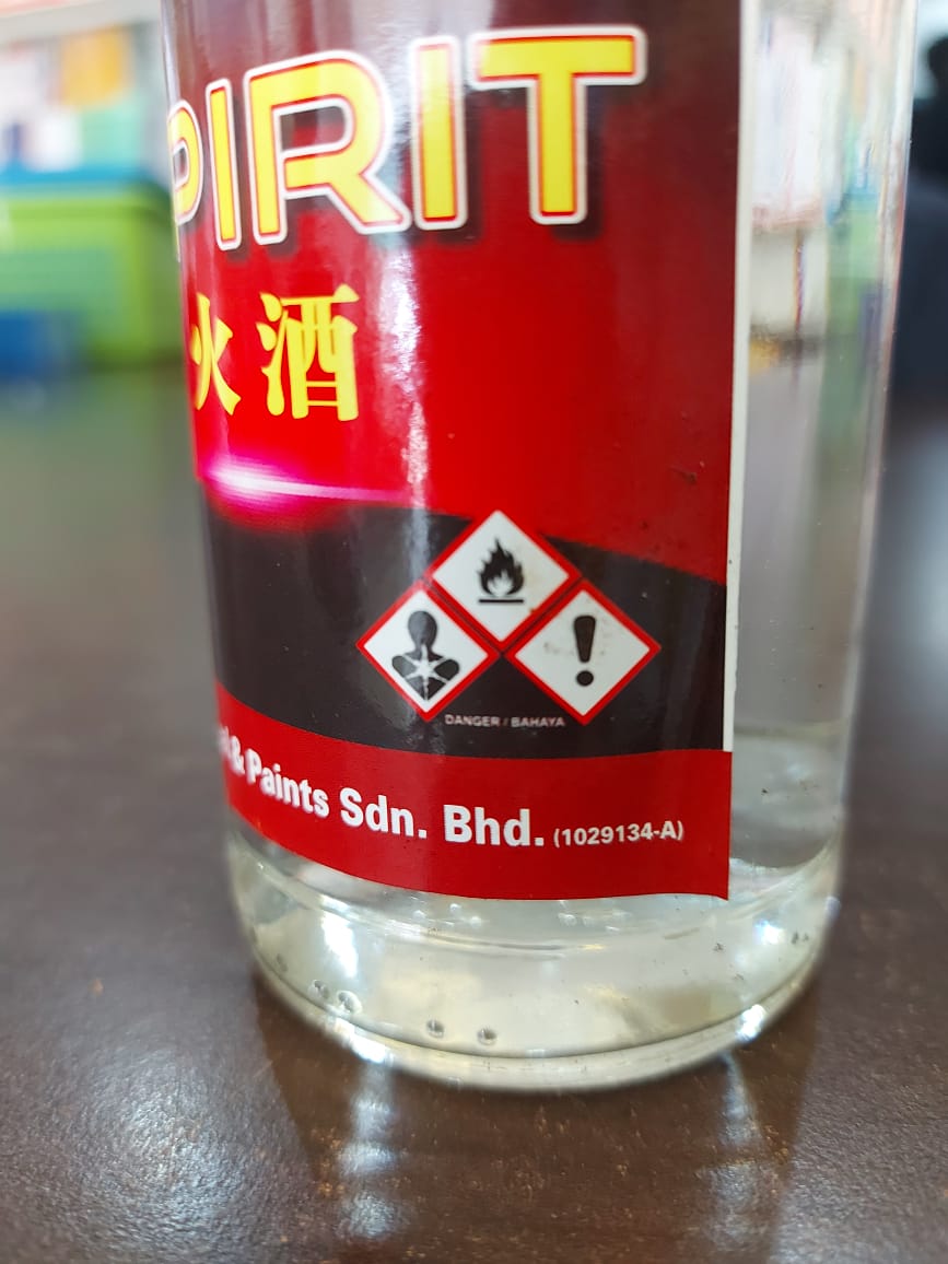 Cecair Methanol Spirit 325 ml - Image 4
