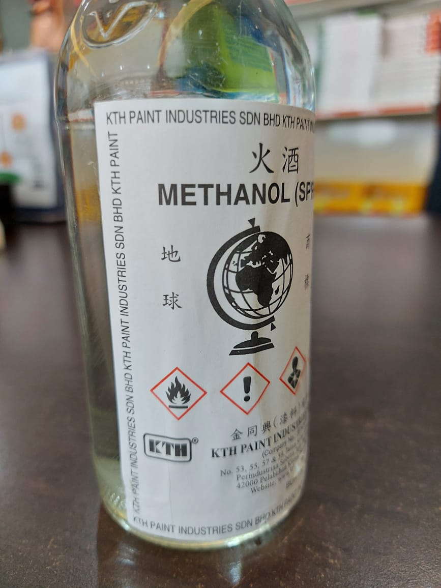 Cecair Methanol Spirit 325 ml - Image 3
