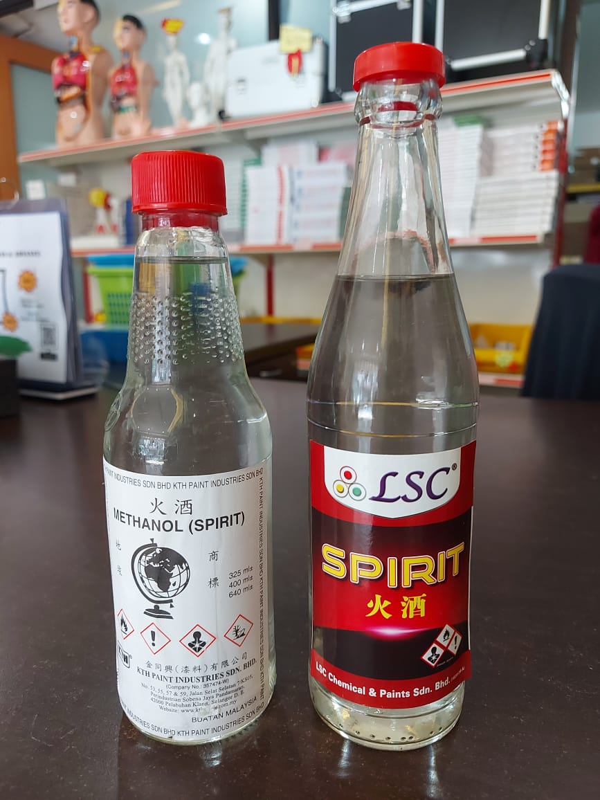 Cecair Methanol Spirit 325 ml - Image 2