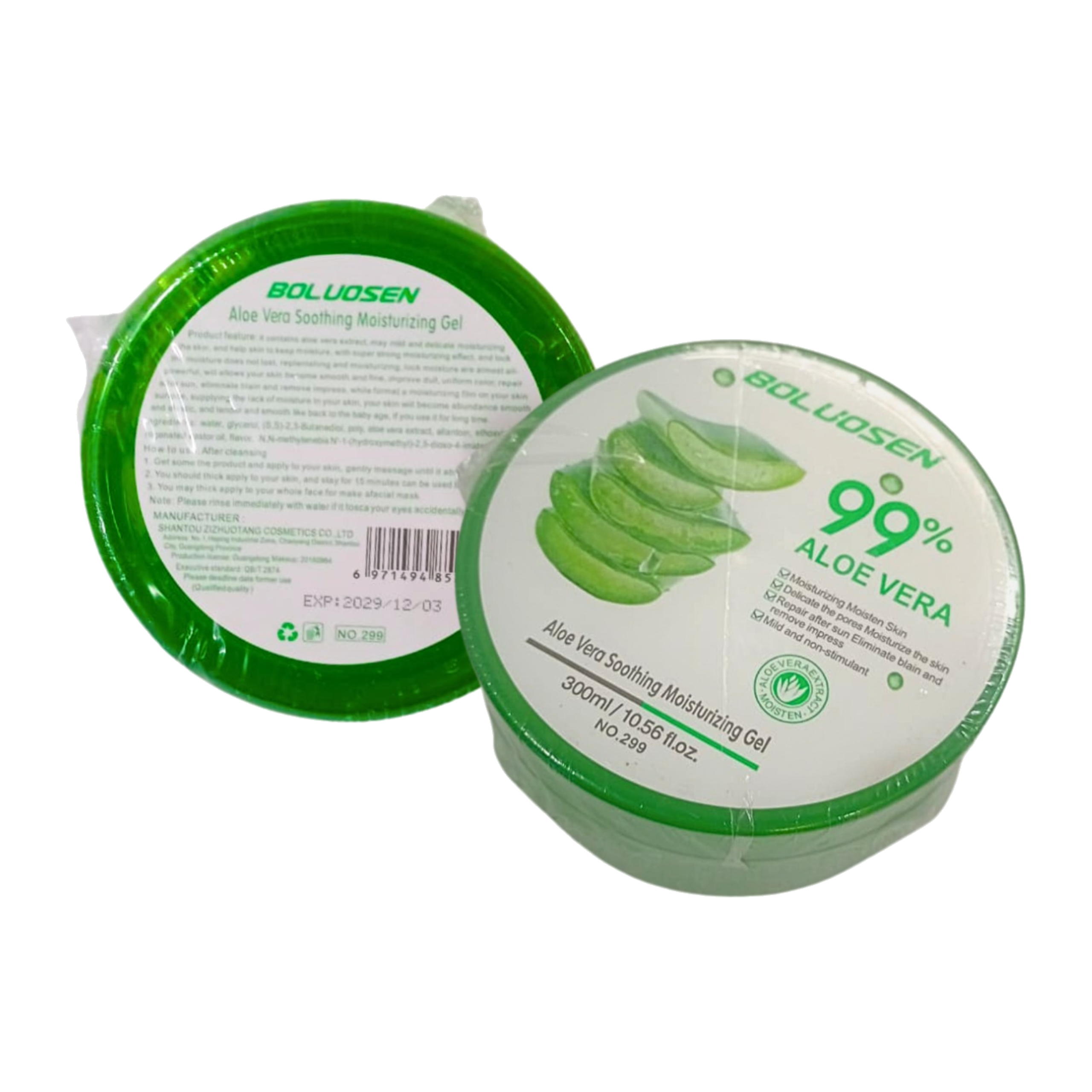 Gel Aloe Vera Organik 99% 300ml - Raja Bekam